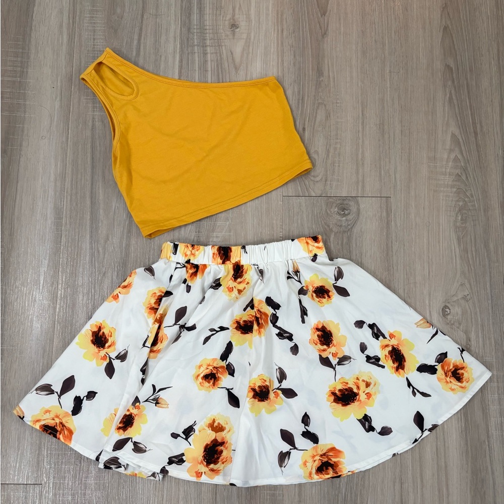 SHEIN 2 piece outfits, kids size 9Y